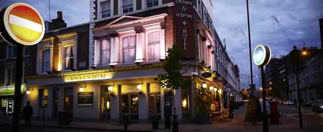 Classic London pub interior for off-site meetings and corporate event venue hire.