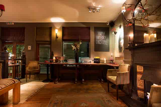 Cozy private dining pub setup at The Crown and Sceptre, perfect for intimate party celebrations.