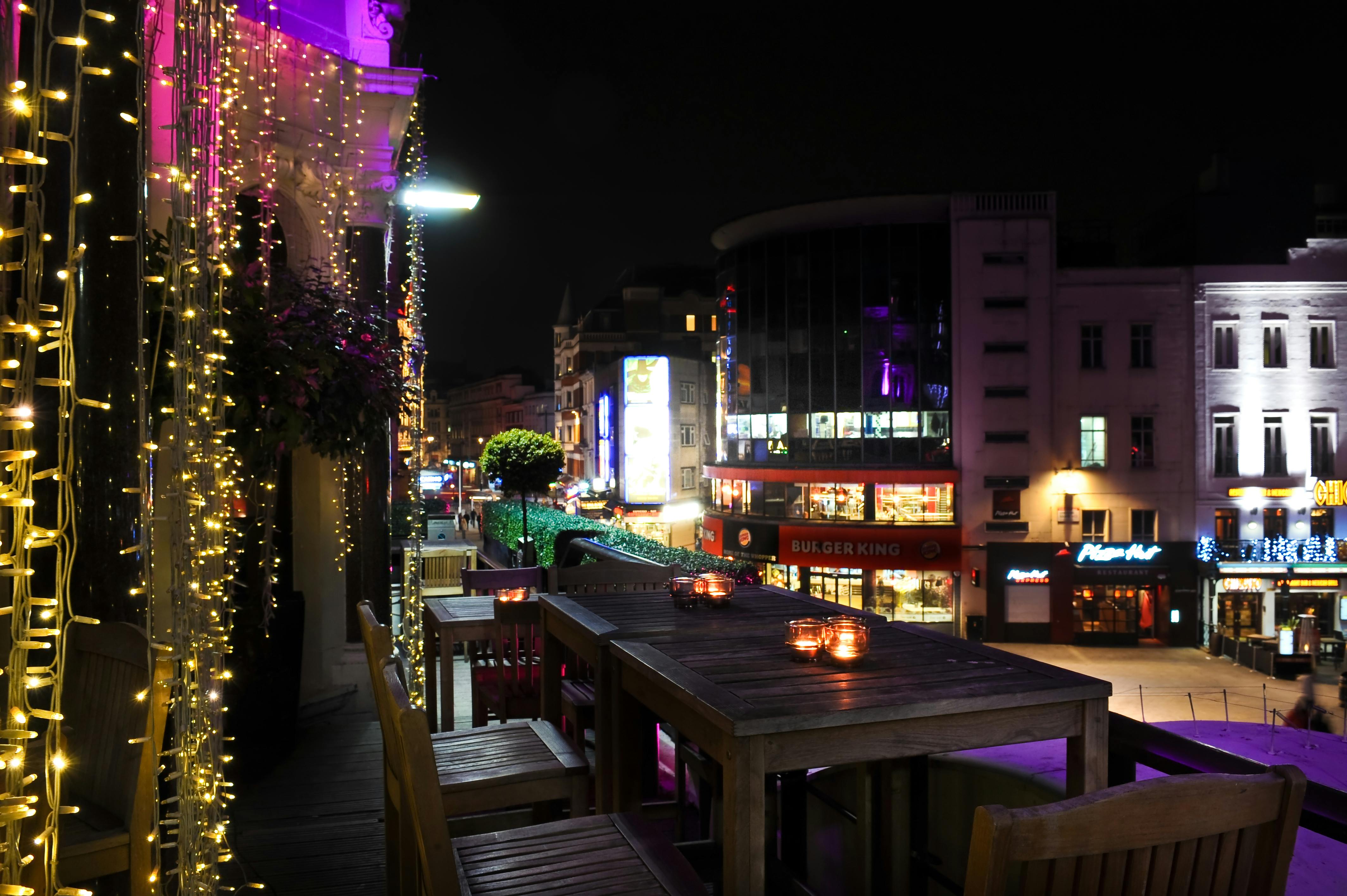 Balcony Bar at Ruby Blue: vibrant outdoor venue for nightlife and social events.