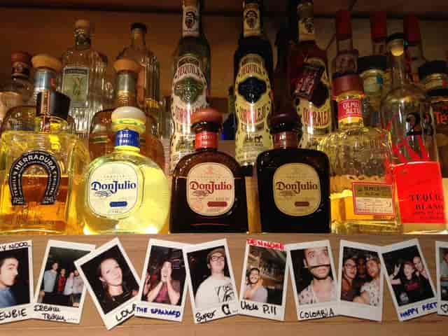 Vibrant bar setup with Don Julio tequila for social events and networking.
