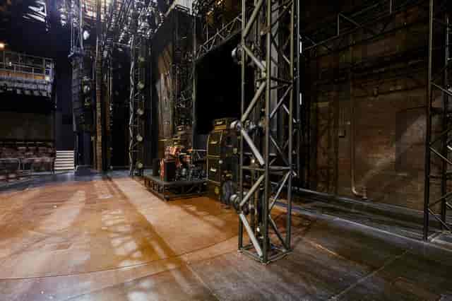 Gillian Lynne Theatre auditorium stage set for impactful performances and presentations.