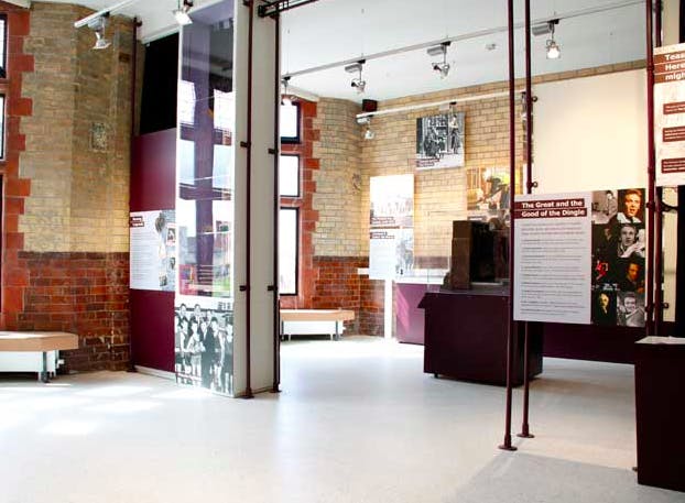 Heritage Resource Centre: modern event space with exposed brick, ideal for exhibitions and networking.