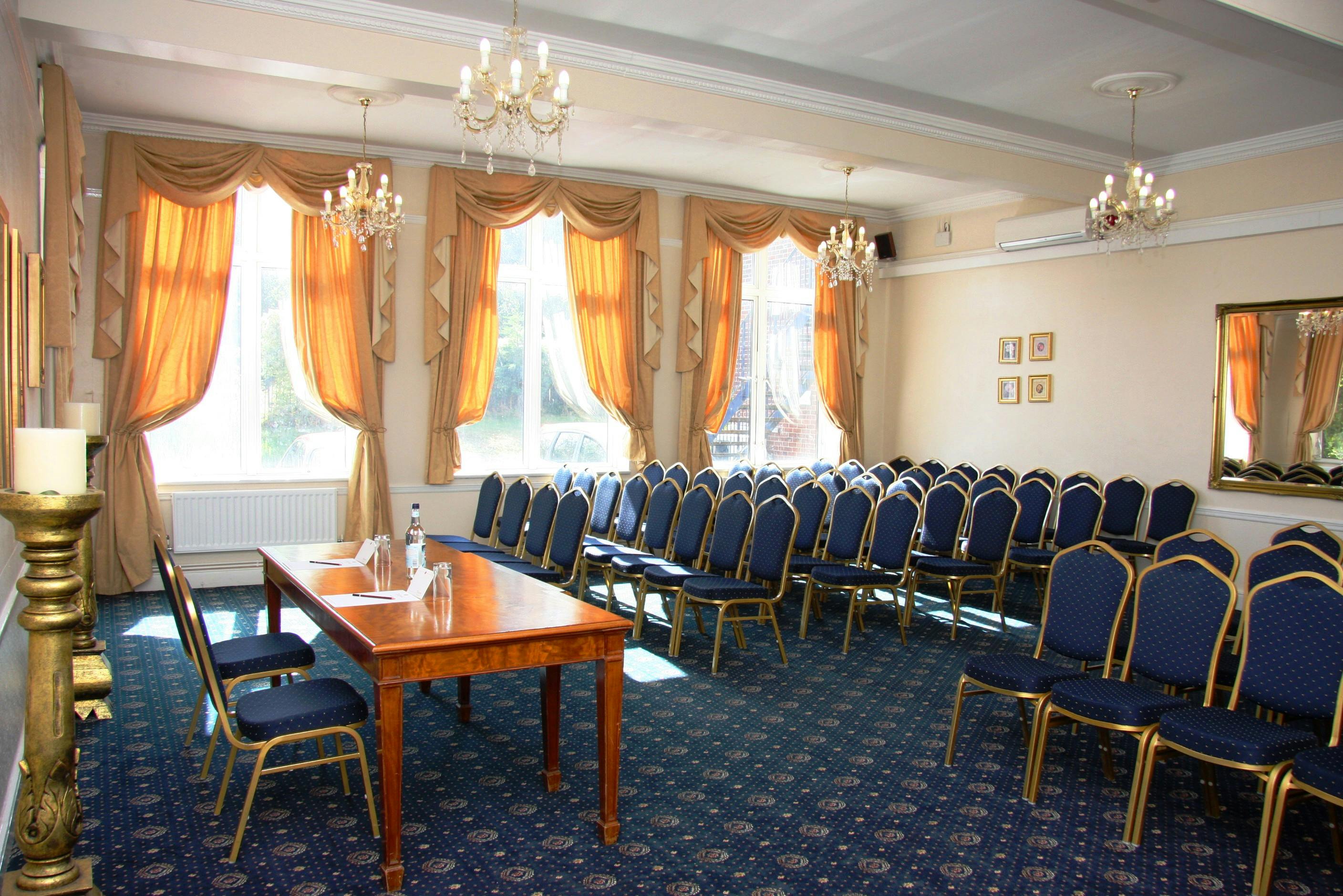 Library Suite at Best Western Thurrock Hotel, elegant decor for meetings and events.