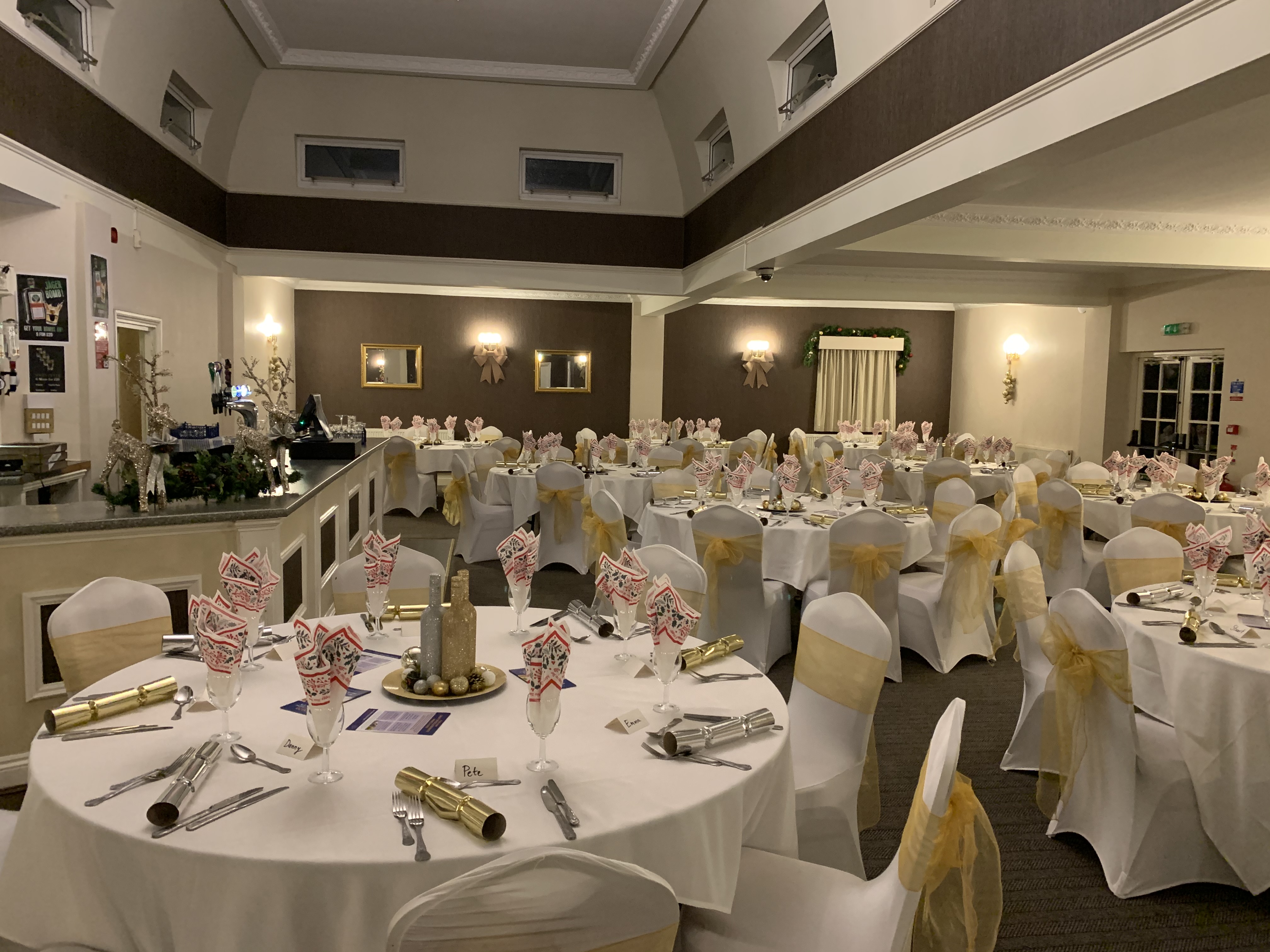Elegant banquet hall at Best Western Thurrock Hotel, ideal for weddings and corporate events.