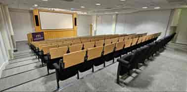 Cotton Theatre auditorium with tiered seating for conferences and events in Manchester.
