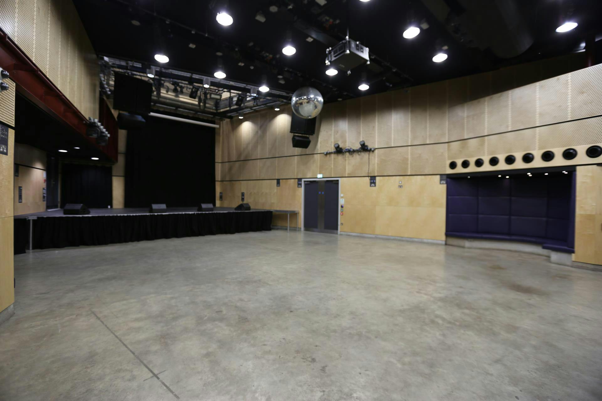 Main Venue in Saw Swee Hock Centre, spacious event space for conferences and performances.