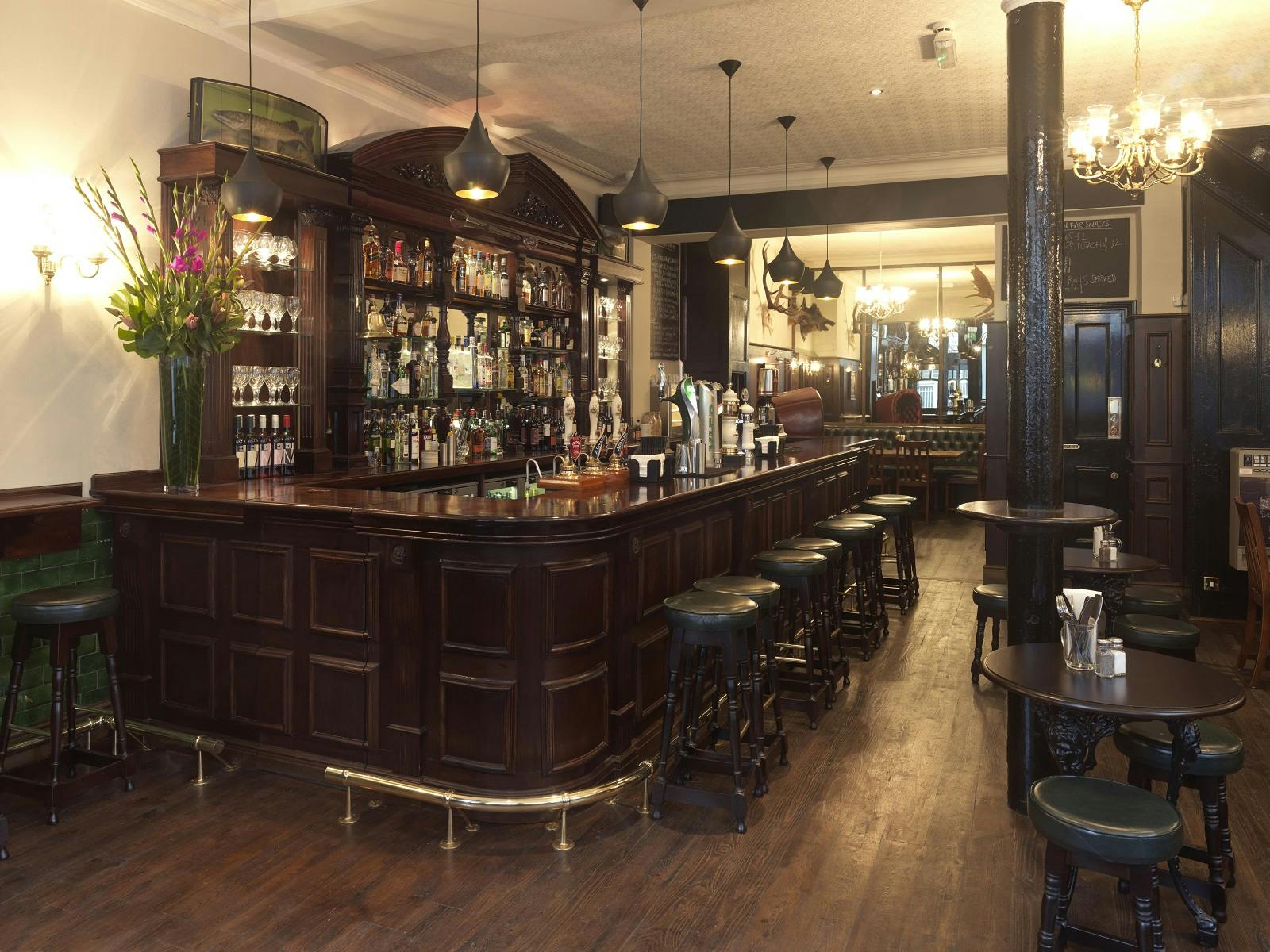 Stylish bar venue at The Hat & Tun, perfect for intimate gatherings and networking events.