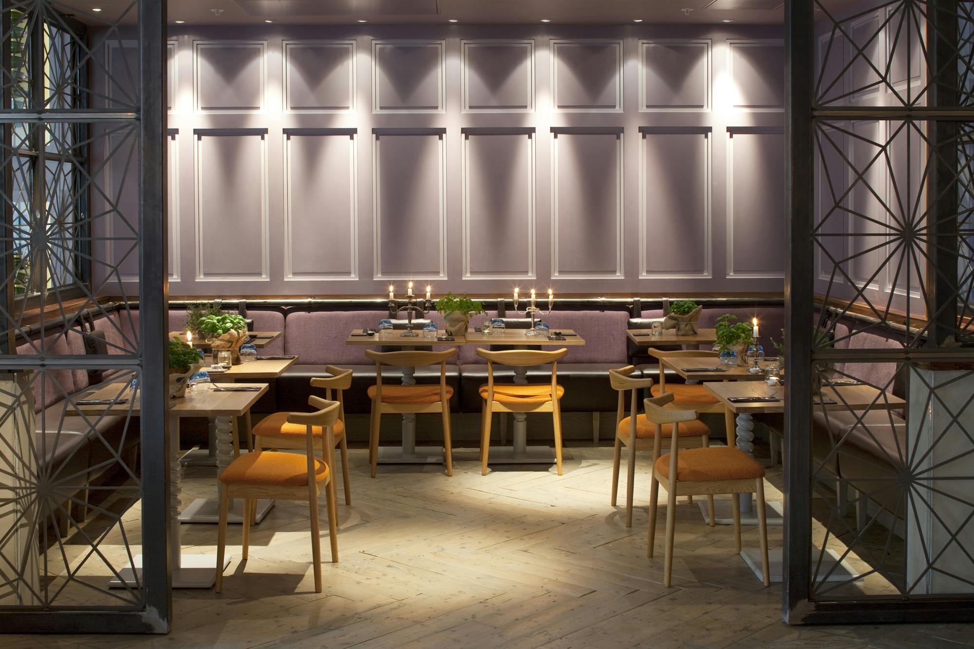 Intimate dining space at The Anthologist, ideal for networking dinners and private events.