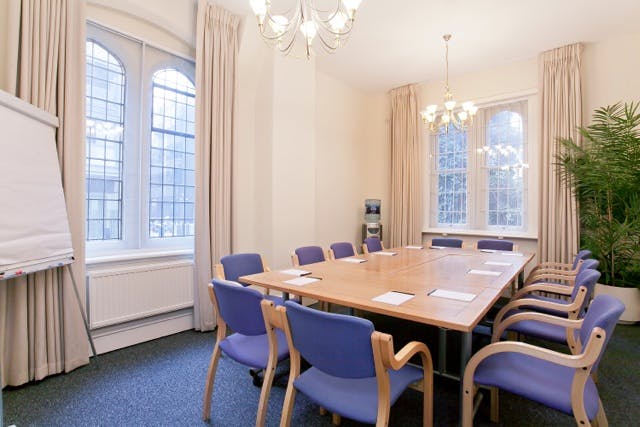 Atlay Room in St Matthew's Centre: spacious, well-lit meeting space for workshops and strategy sessions.