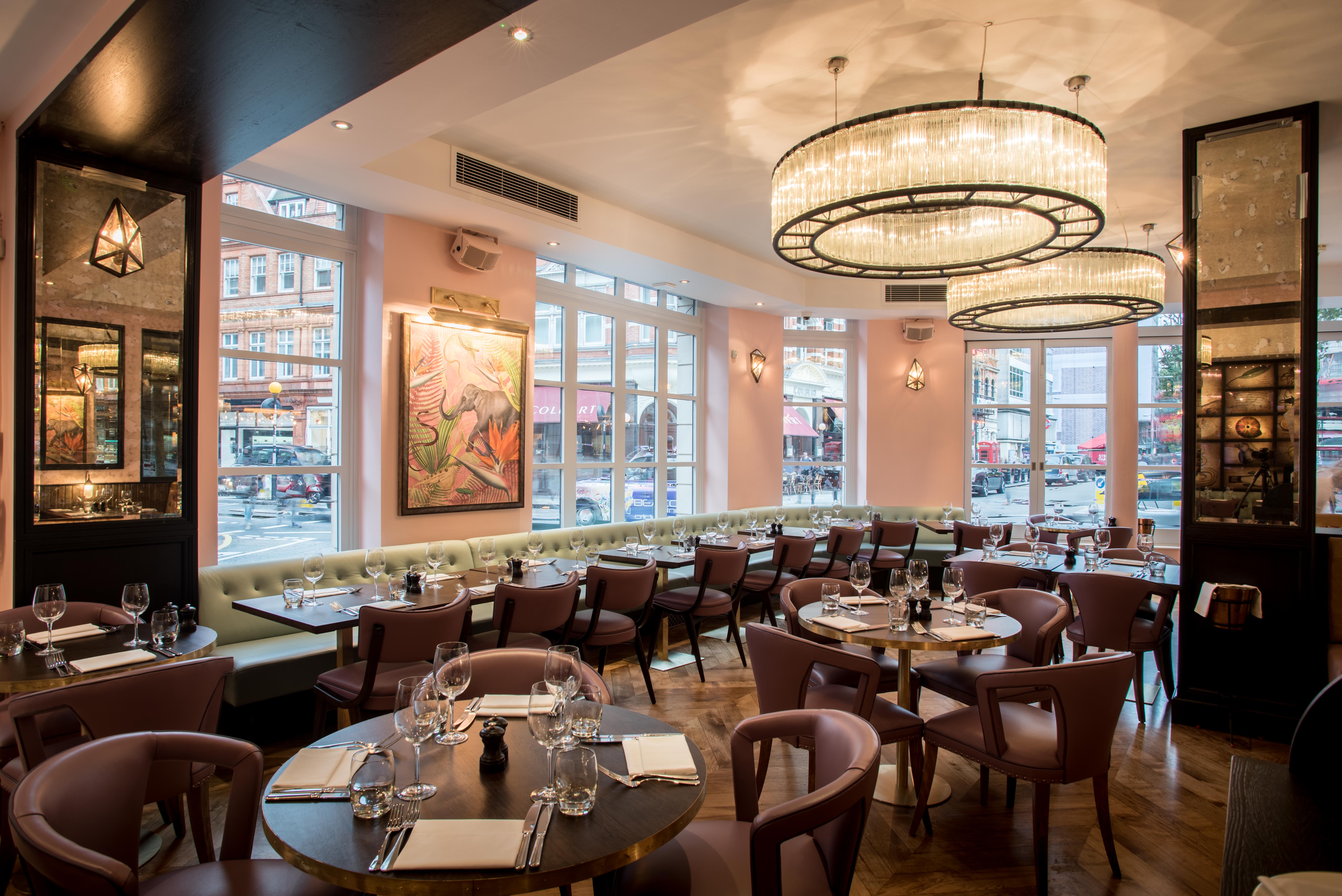 Elegant dining room at The Botanist, perfect for intimate gatherings and corporate events.
