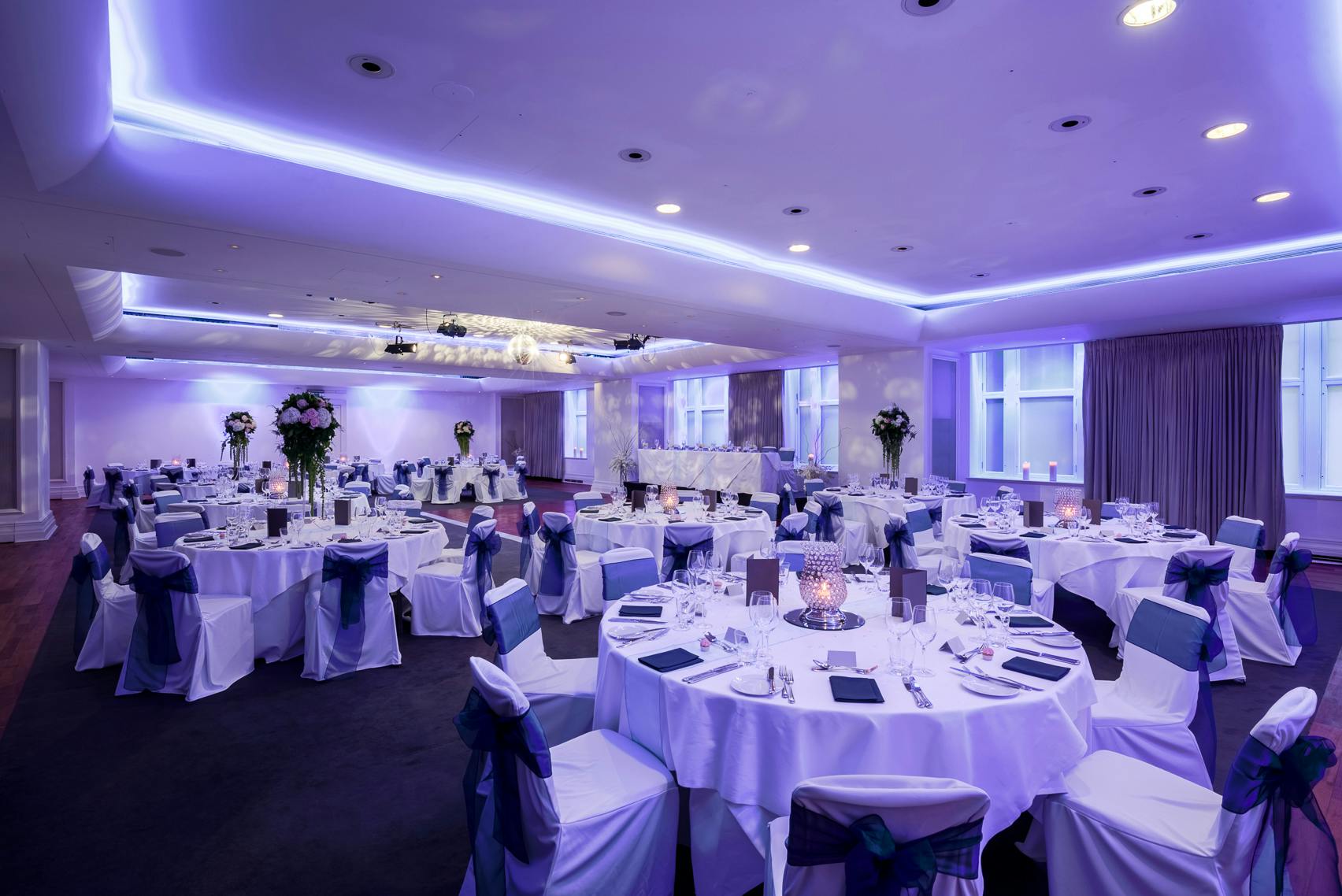 Great Eastern Suite at Andaz London, elegant event space for weddings and corporate gatherings.