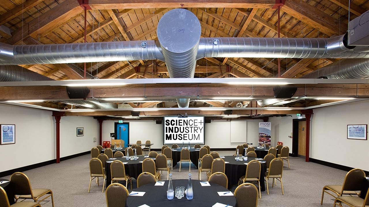 Garratt Suite at Science and Industry Museum, ideal for corporate events and workshops. - Banner