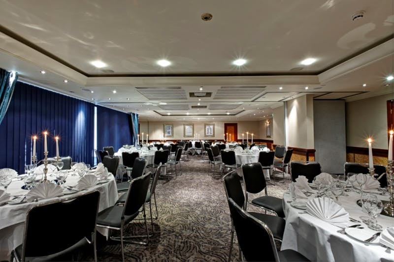 Beauchamp Suite at Leonardo Royal Hotel, elegant banquet room for weddings and corporate events.