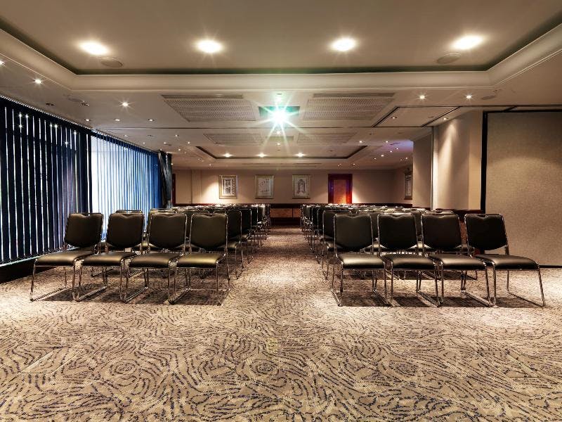 Beauchamp Suite at Leonardo Royal Hotel, modern meeting room for events and workshops.