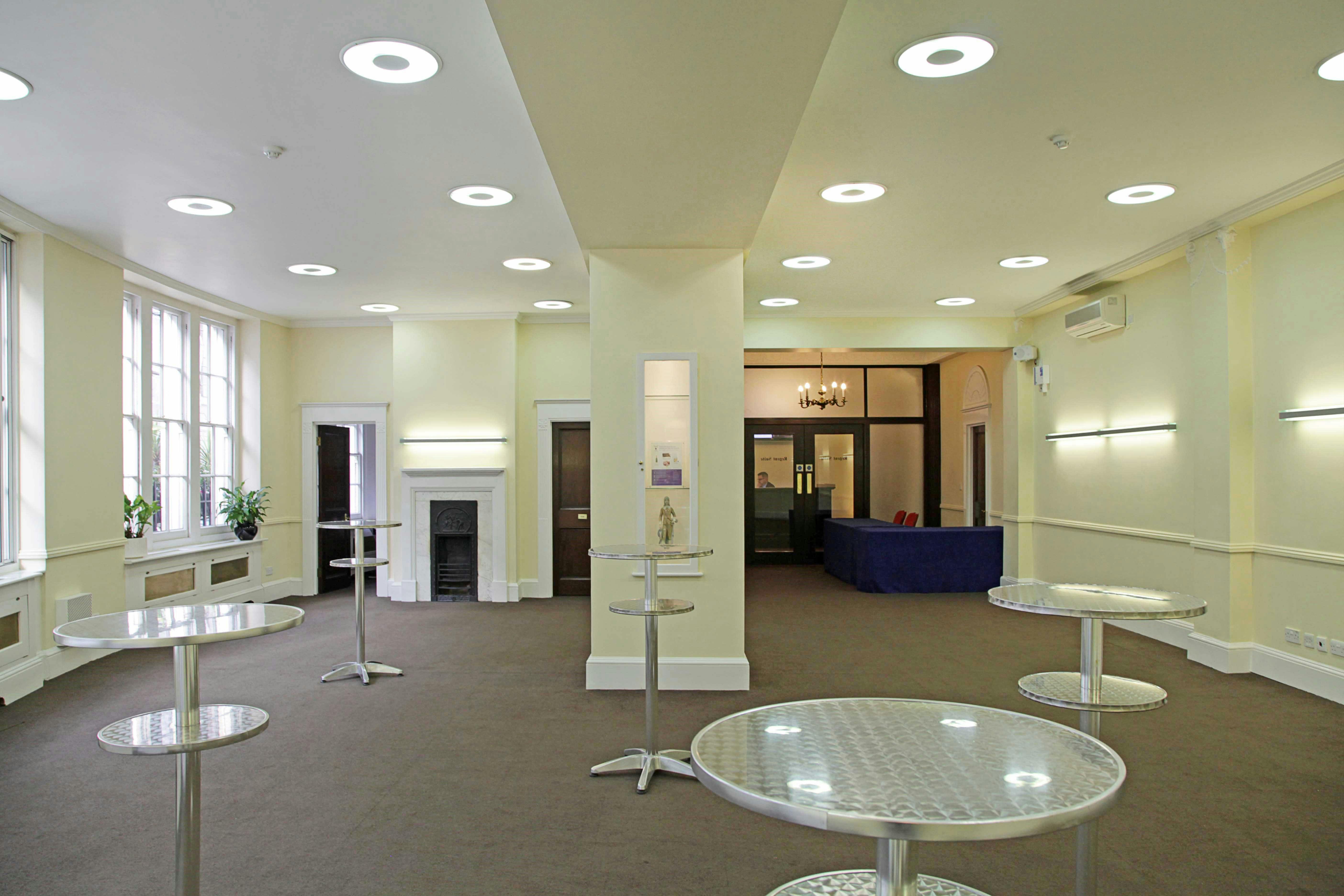 Regent Suite at Hallam Conference Centre: modern event space with natural light, ideal for workshops.