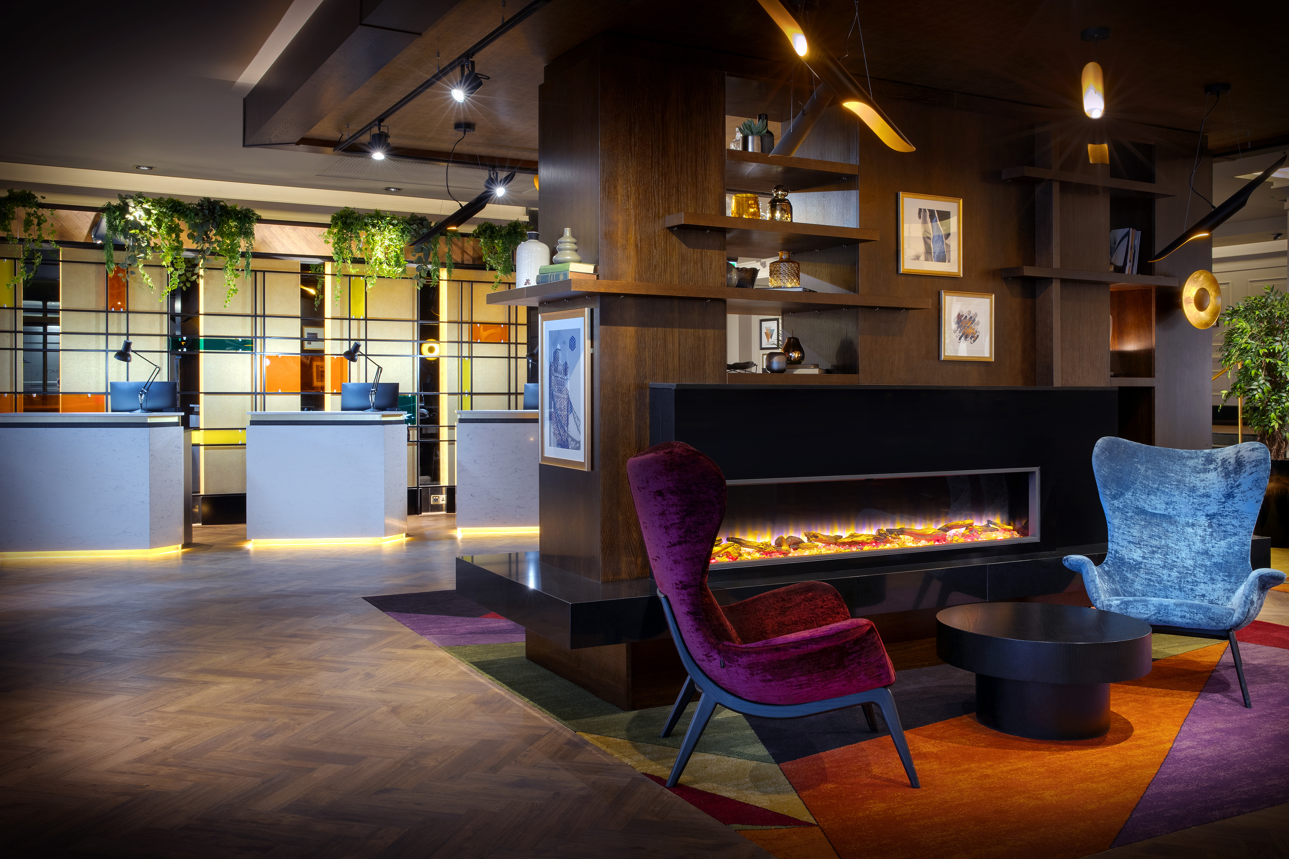 Executive Boardroom at Leonardo Royal Hotel, modern seating for networking events. - Banner