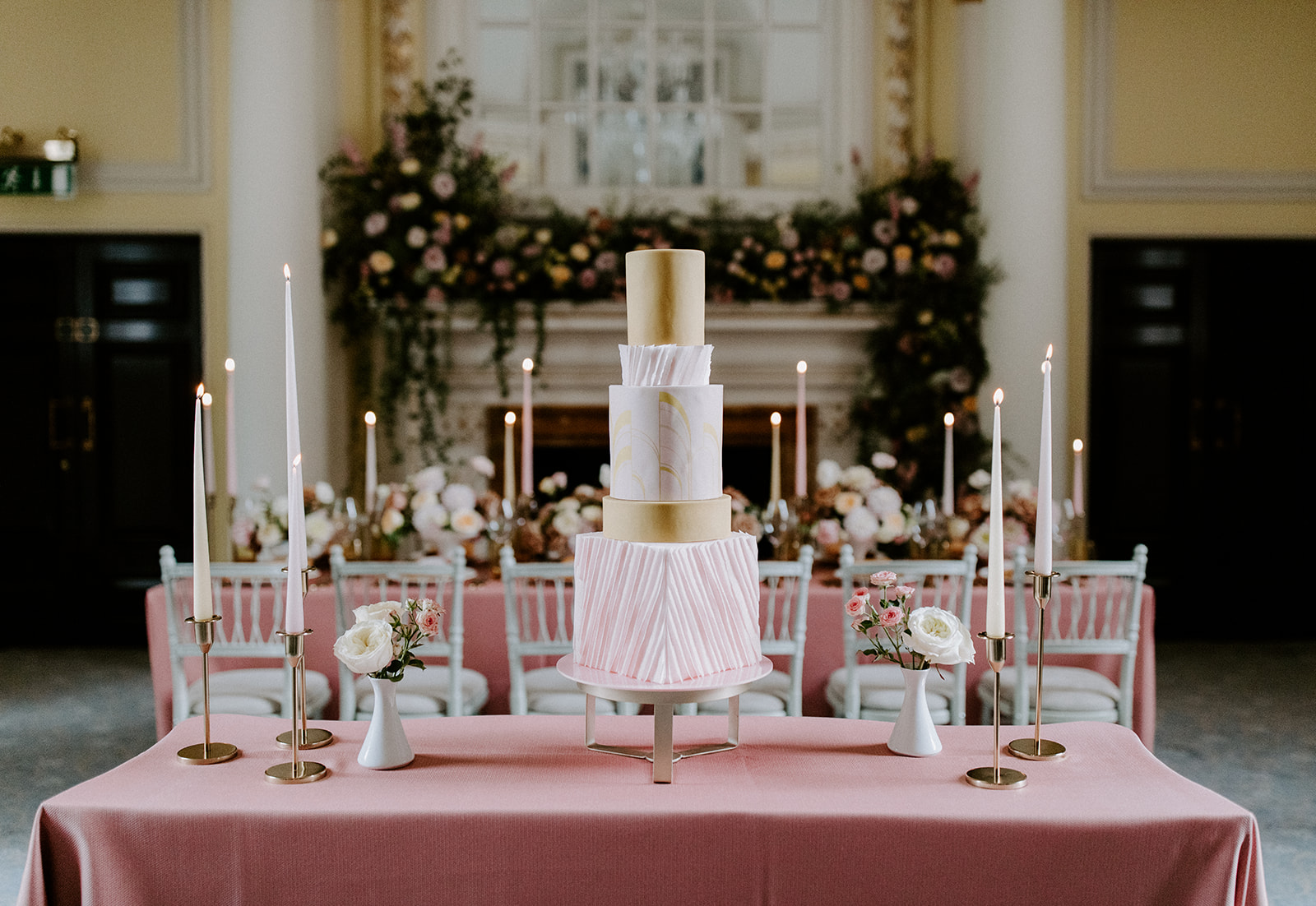 Wedding Reception, Multi-Tiered Cake, BMA House - Banner