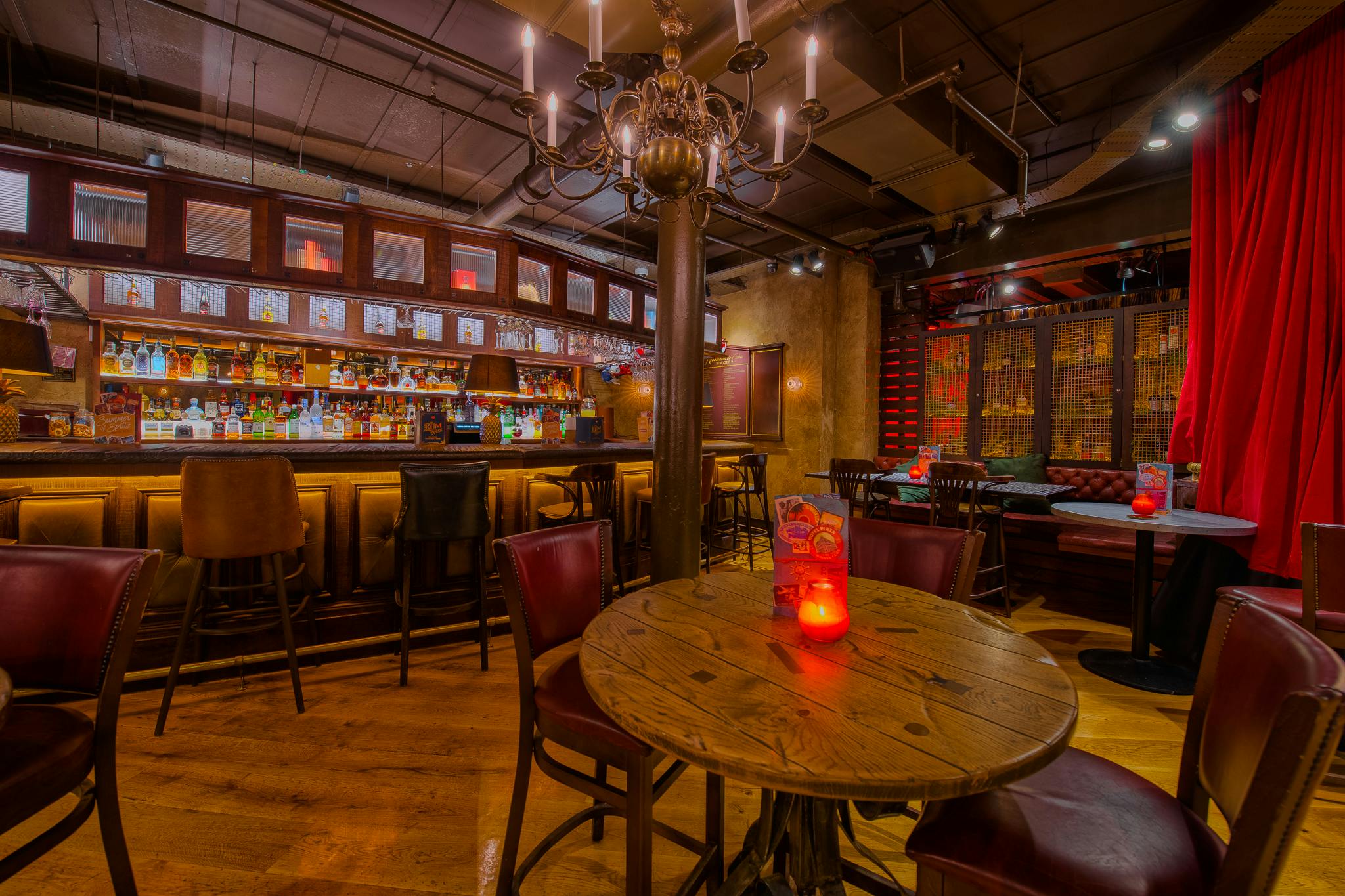 Havana Bar Manchester: stylish venue with warm lighting for cocktail receptions and gatherings.