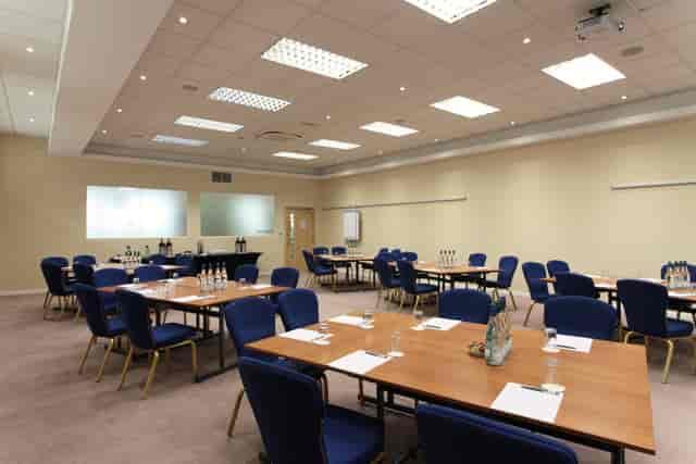 Inspiration Room at Renaissance London Heathrow Hotel, ideal for corporate meetings and workshops.