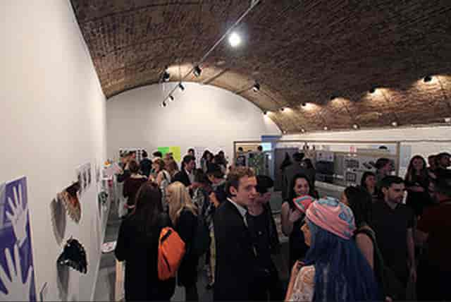 Vibrant Hoxton Arches event space with arched ceiling, ideal for networking and exhibitions.