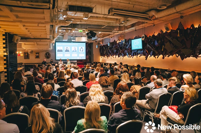 Bounce Farringdon conference, tiered seating, brand activation