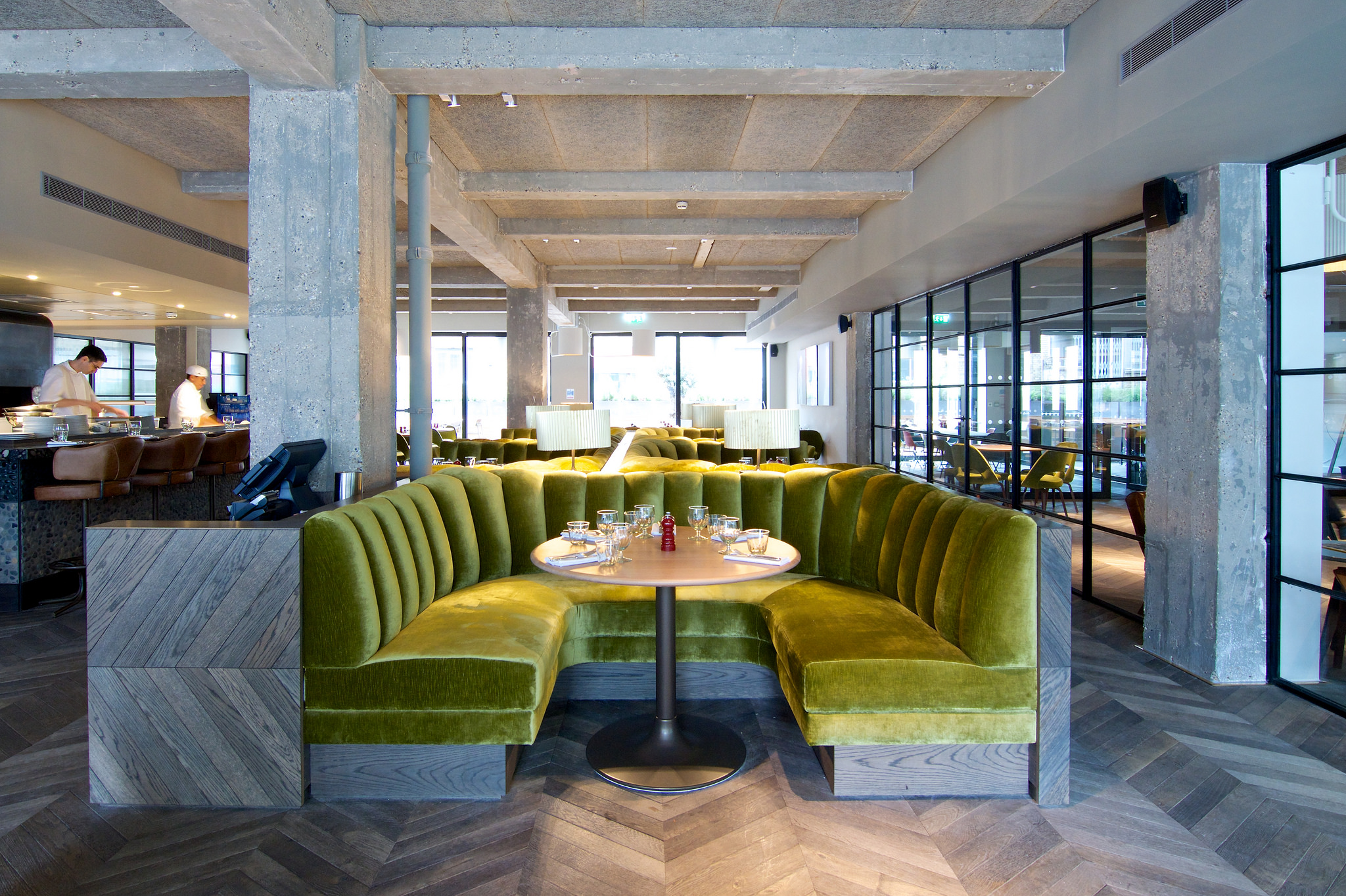 Stylish modern dining space for exclusive hire, perfect for meetings and networking events. - Banner