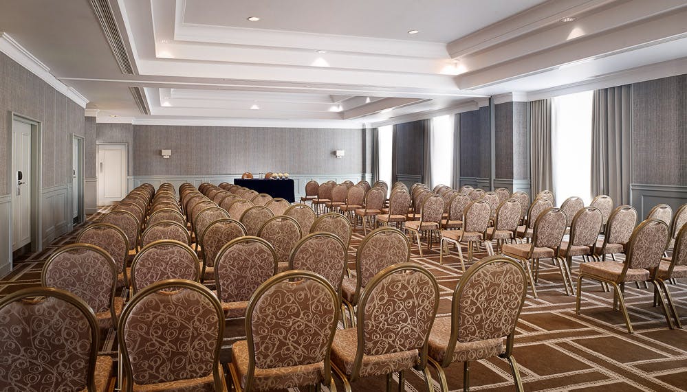 Symphony Ballroom at Hyatt Regency Birmingham, elegant chairs for conferences and seminars.