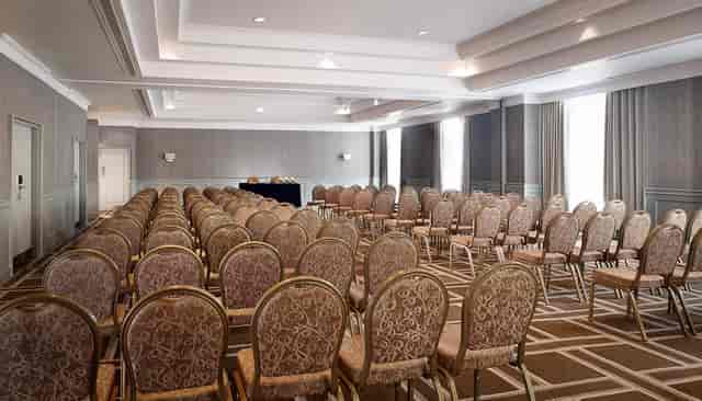 Symphony Ballroom at Hyatt Regency Birmingham, elegant chairs for conferences and seminars.