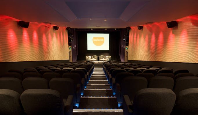 Frobisher Auditorium 2: modern venue with tiered seating for corporate events and discussions.
