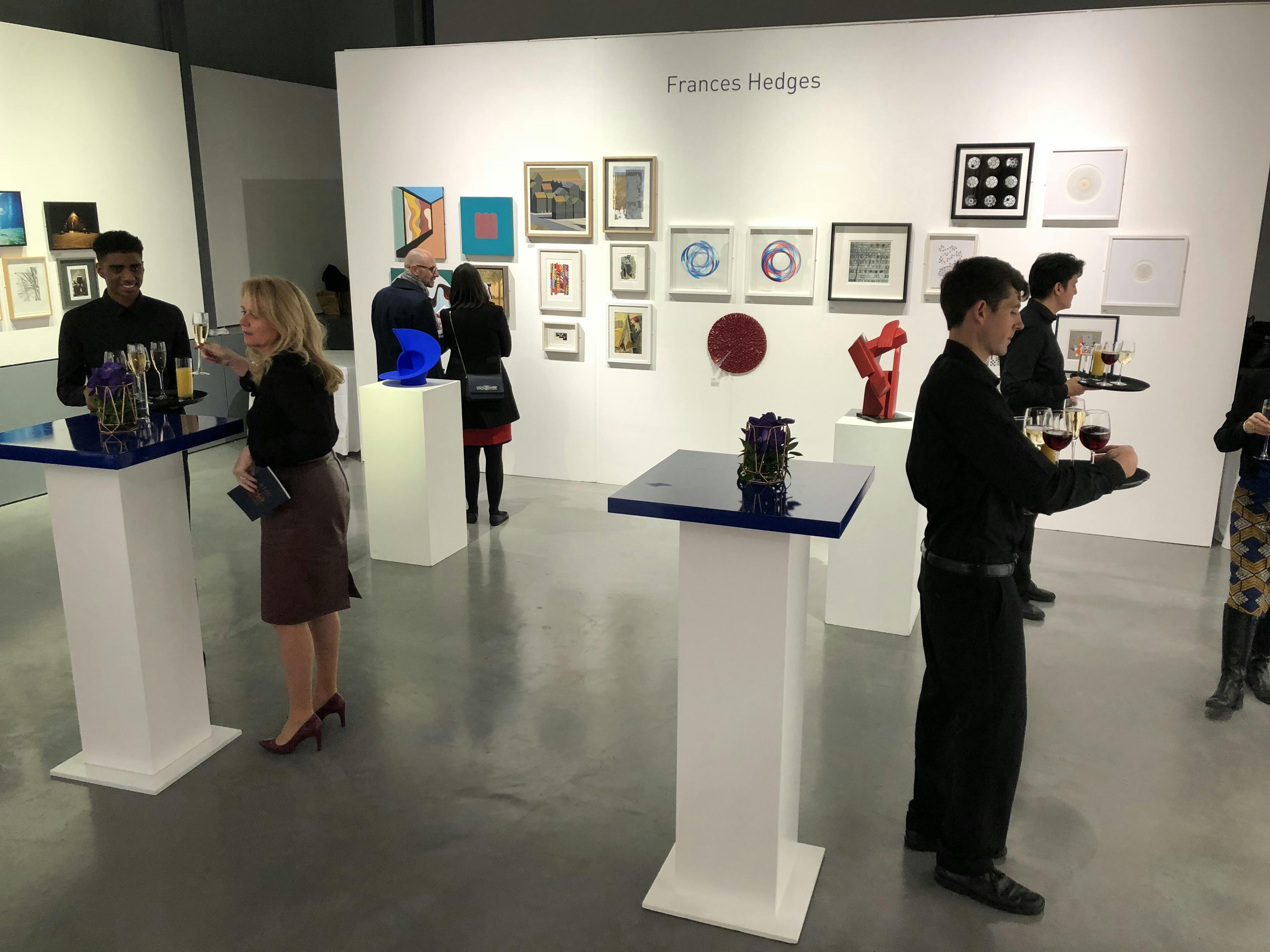 Sophisticated art exhibition in East Gallery, ideal for networking events and socializing.