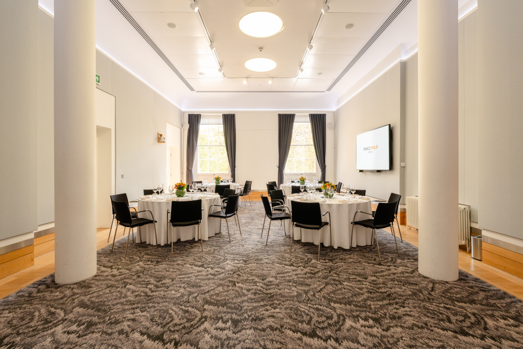 David Sainsbury, Prince Philip House, London meeting, event space - Banner