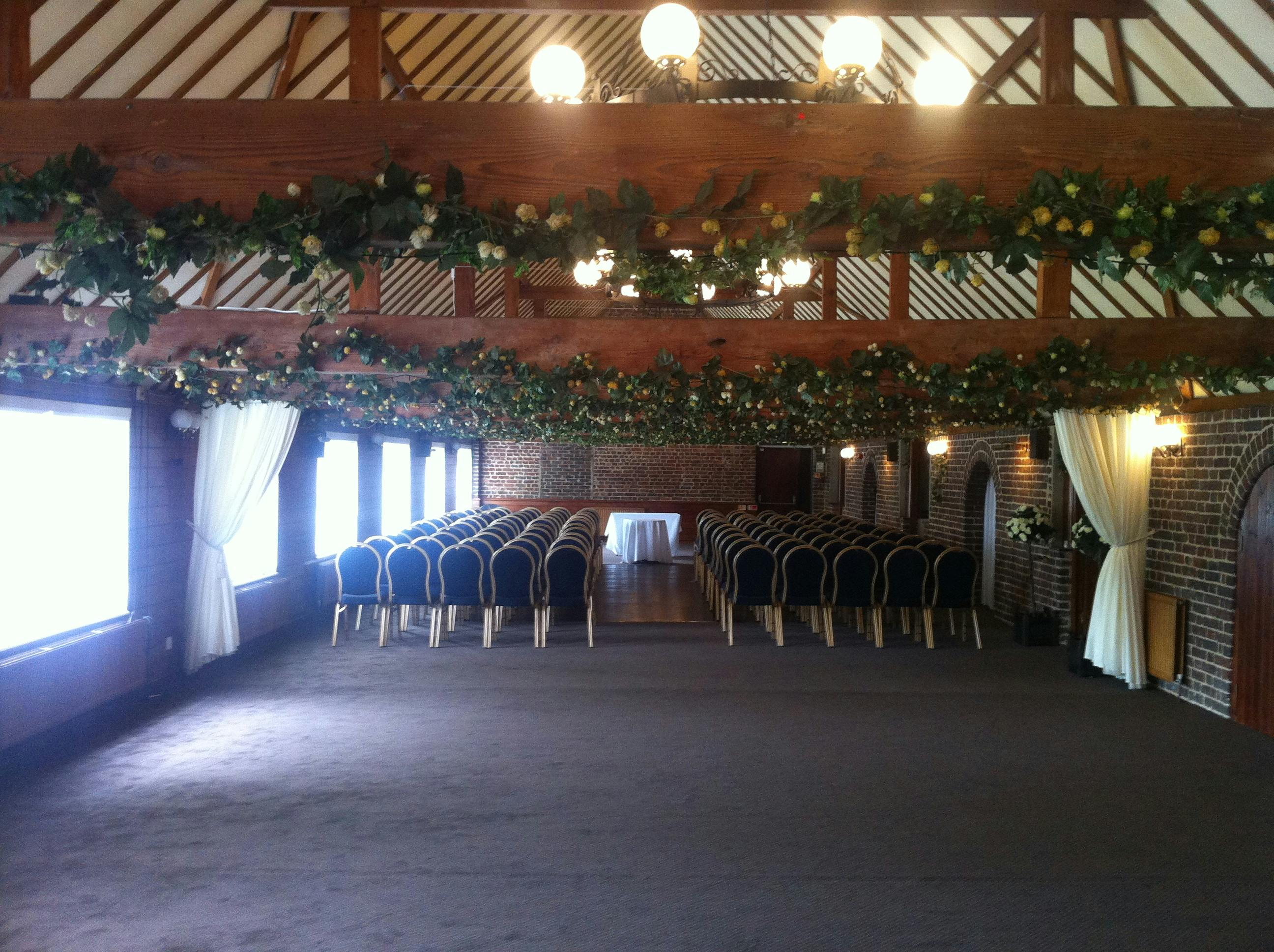 Whites Conference Suite with elegant decor, ideal for meetings and celebrations.