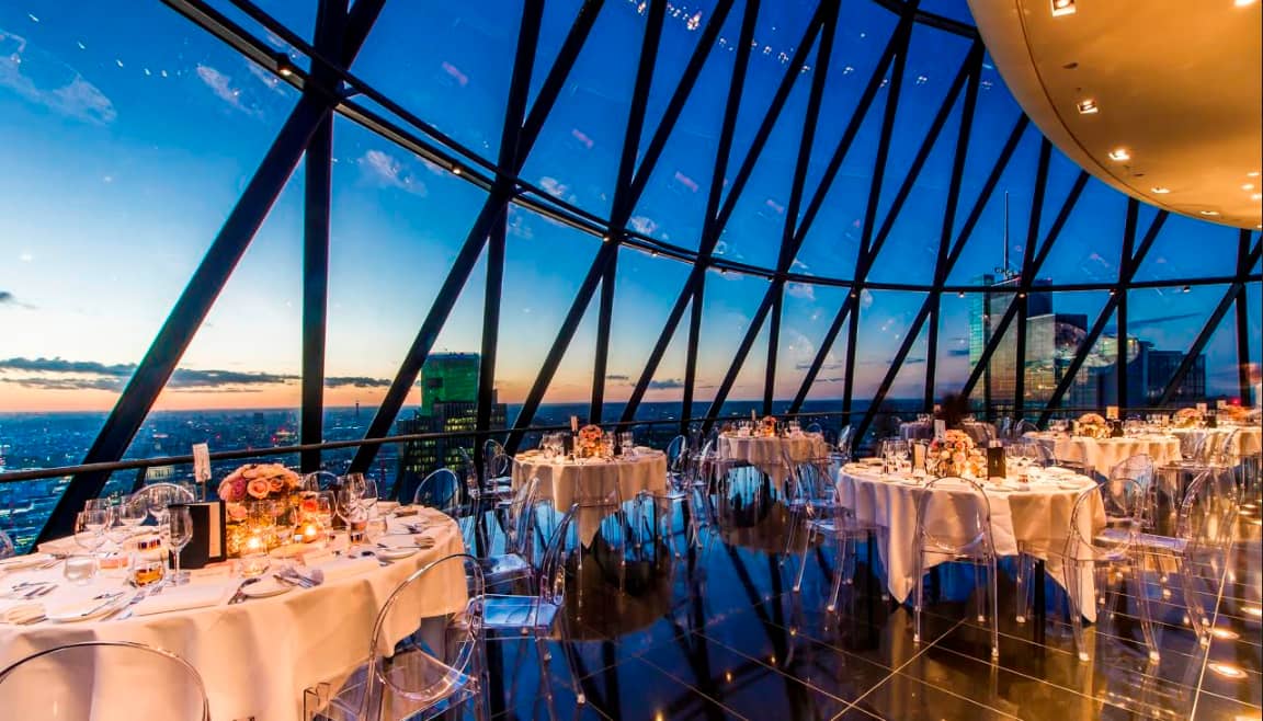 Exclusive hire of Helix and Iris | Searcys at the Gherkin