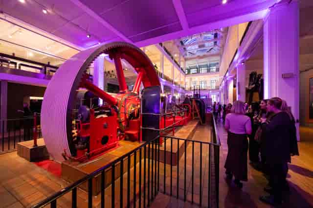 Science Museum Energy Hall gala industrial artifact