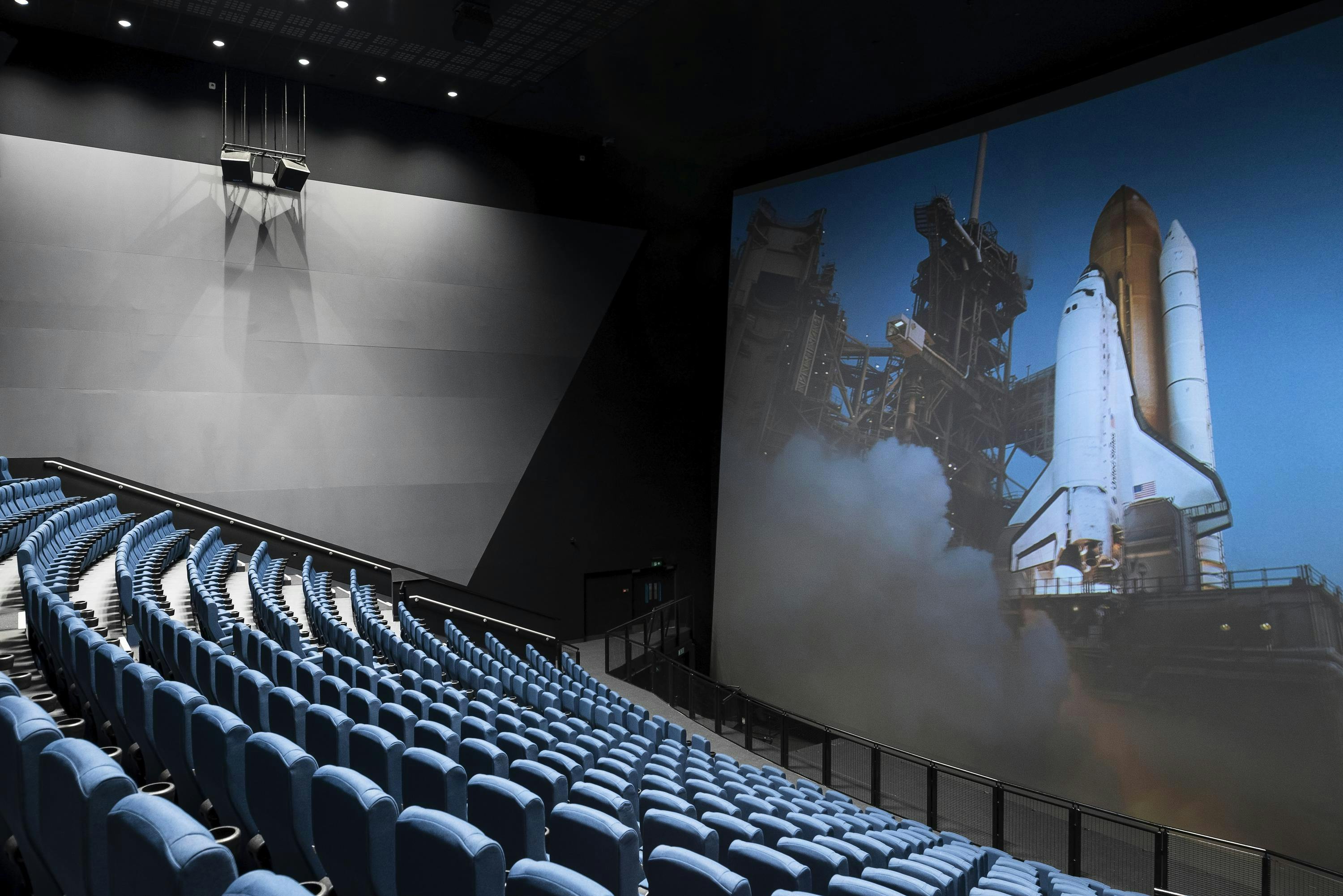 IMAX Theatre at The Science Museum with tiered seating for corporate events and seminars.