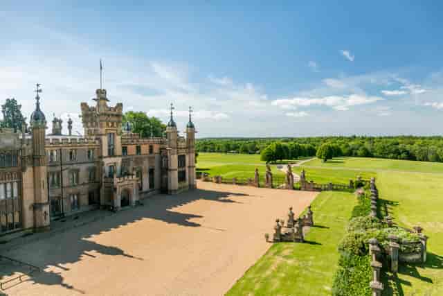 Manor Barn at Knebworth House: stunning venue for weddings and corporate events.