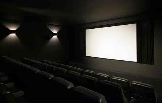 Modern screening room at Close-Up Film Centre, ideal for film viewings and events.