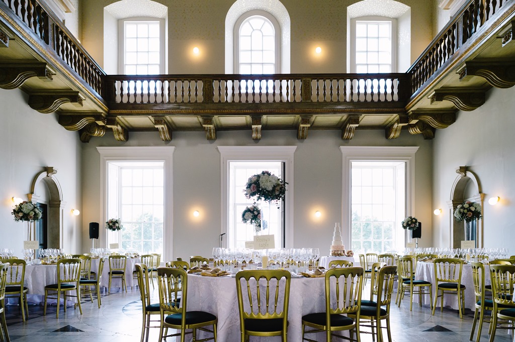 Elegant Great Hall in The Queen's House, ideal for weddings and corporate events. - Banner