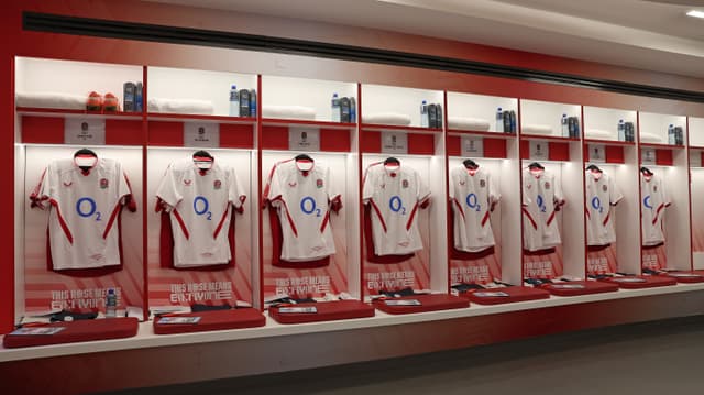England Changing Room