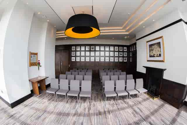 Allianz Stadium Council Room with modern design, ideal for meetings and workshops.