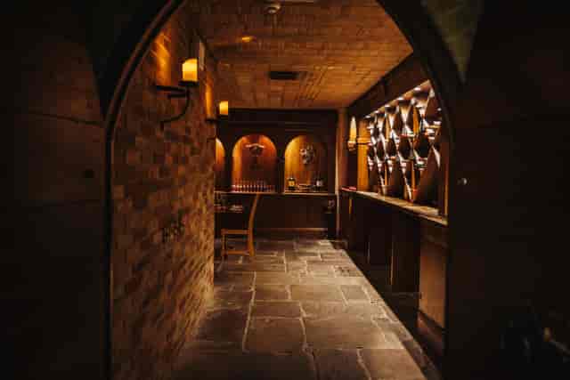 Cozy Twickenham Cellar at Allianz Stadium for private meetings and exclusive events.