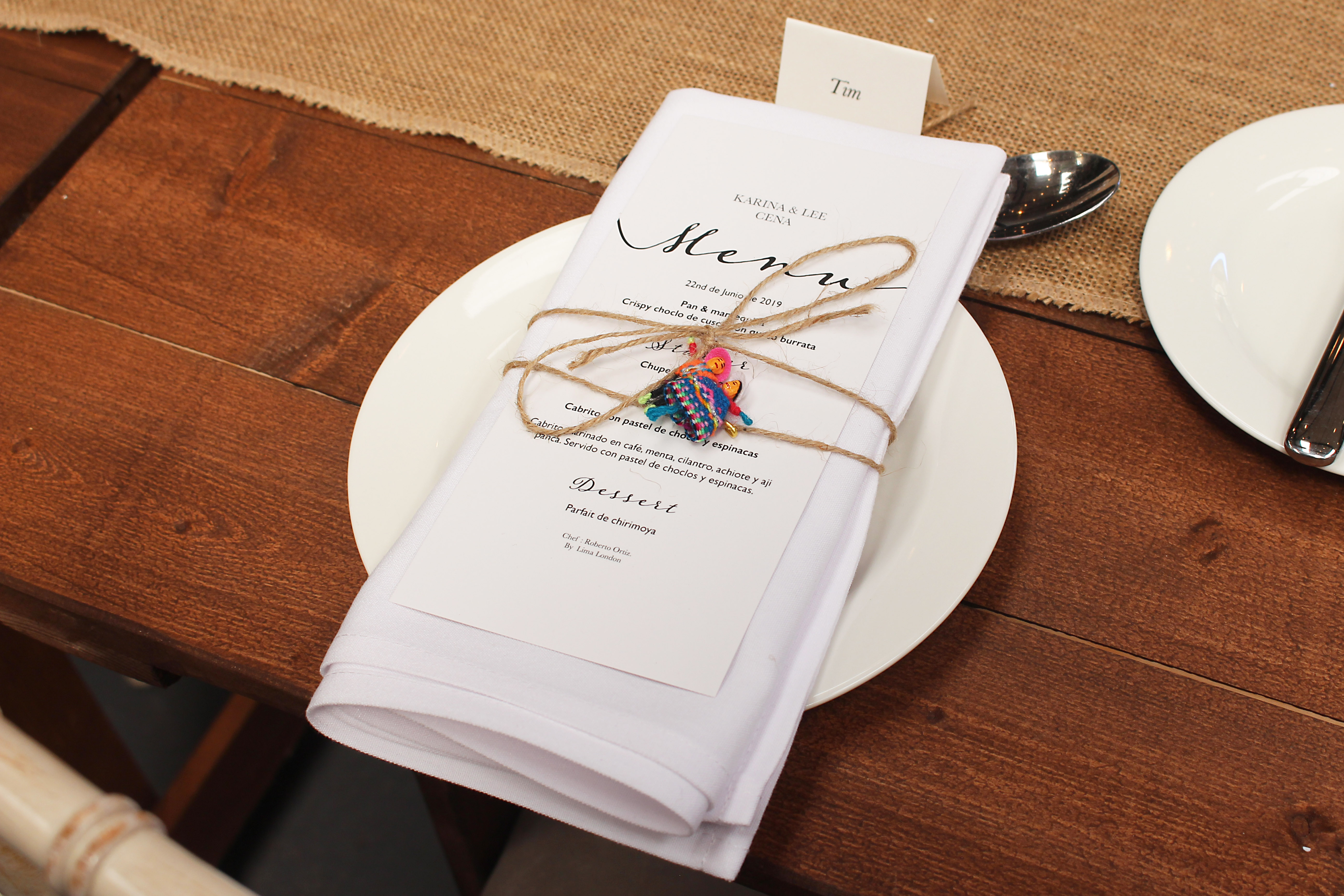 Brewery Taproom table setting with rustic decor for events and gatherings. - Banner
