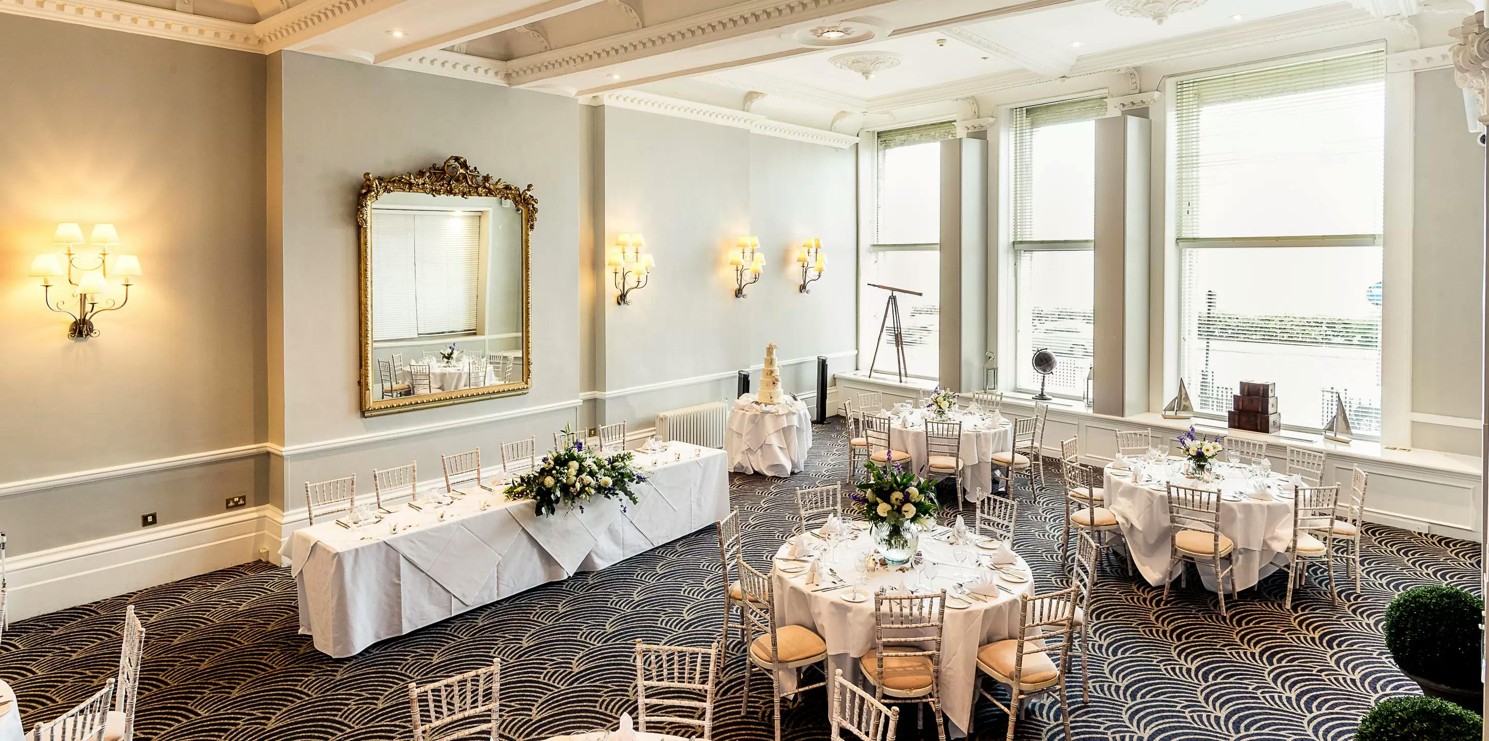 Elegant Empress Suite at The Grand Brighton, ideal for weddings and upscale events.