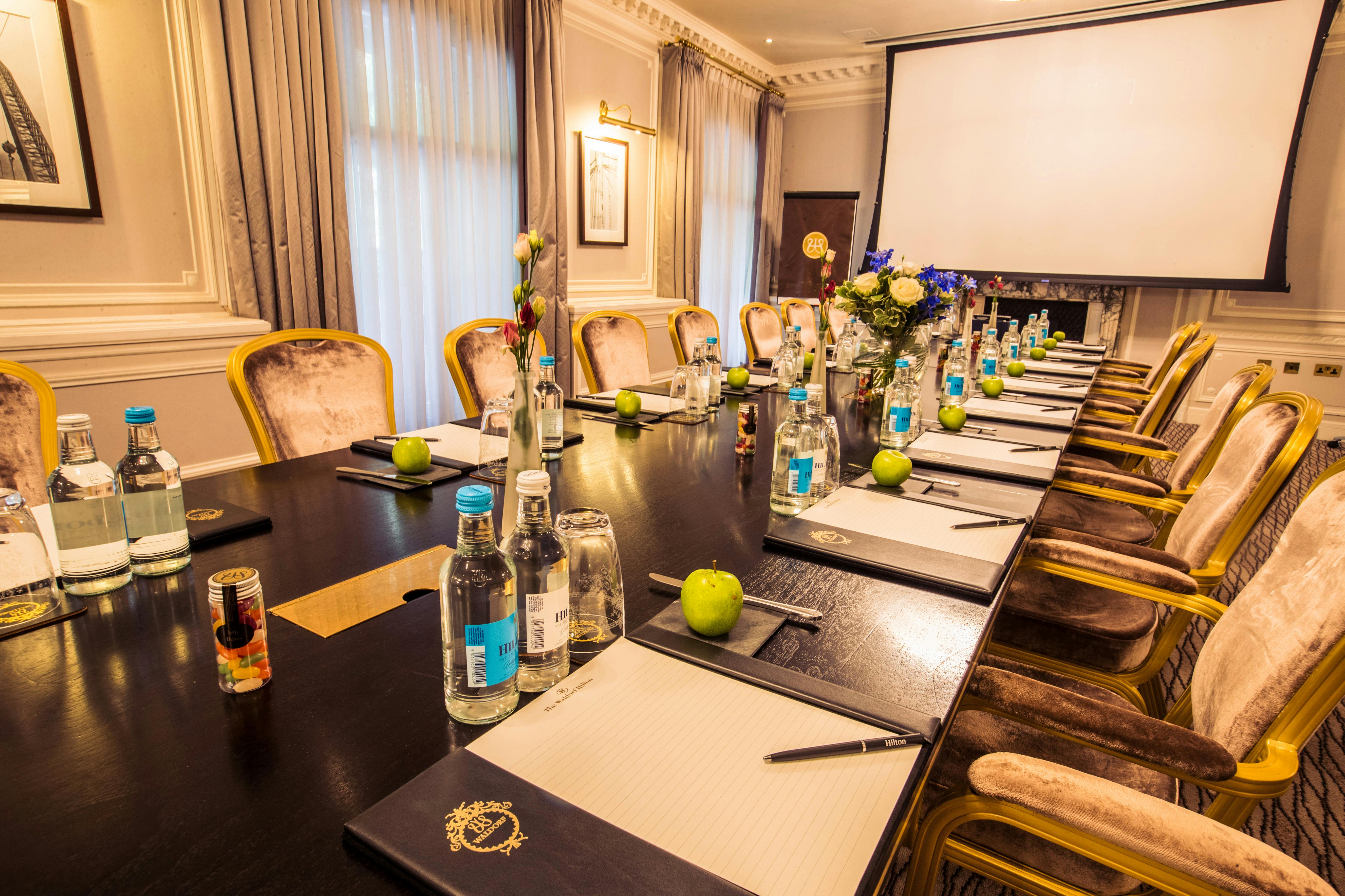 Aldwych Suite at The Waldorf Hilton, London - elegant meeting room for professional events.