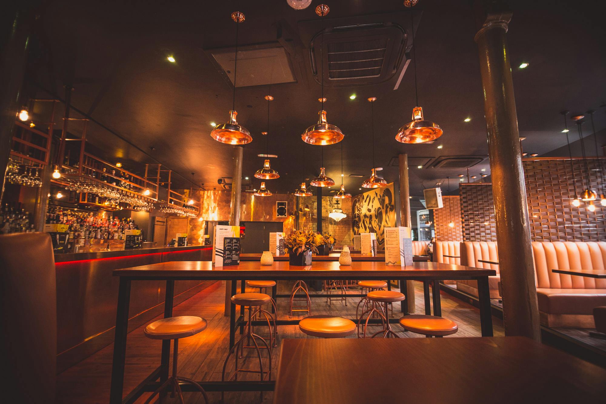 Stylish modern event space in Walrus, perfect for intimate gatherings and networking.
