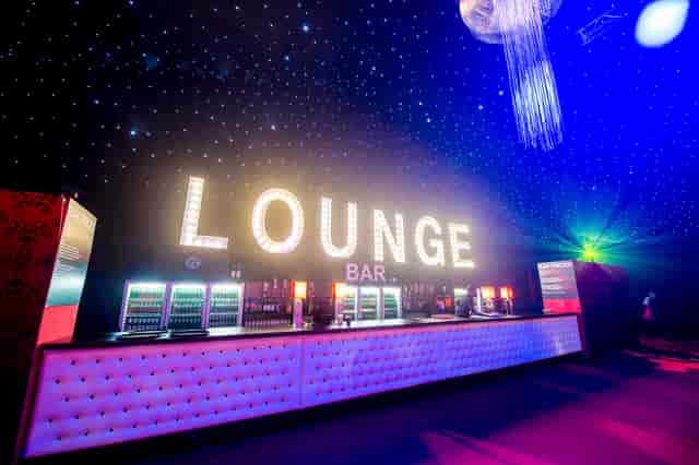 Stylish lounge bar at The Ballroom South Bank, ideal for corporate events and celebrations.