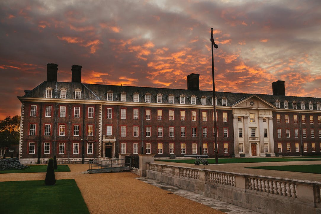 Historic Royal Hospital Chelsea venue with elegant architecture for upscale events.