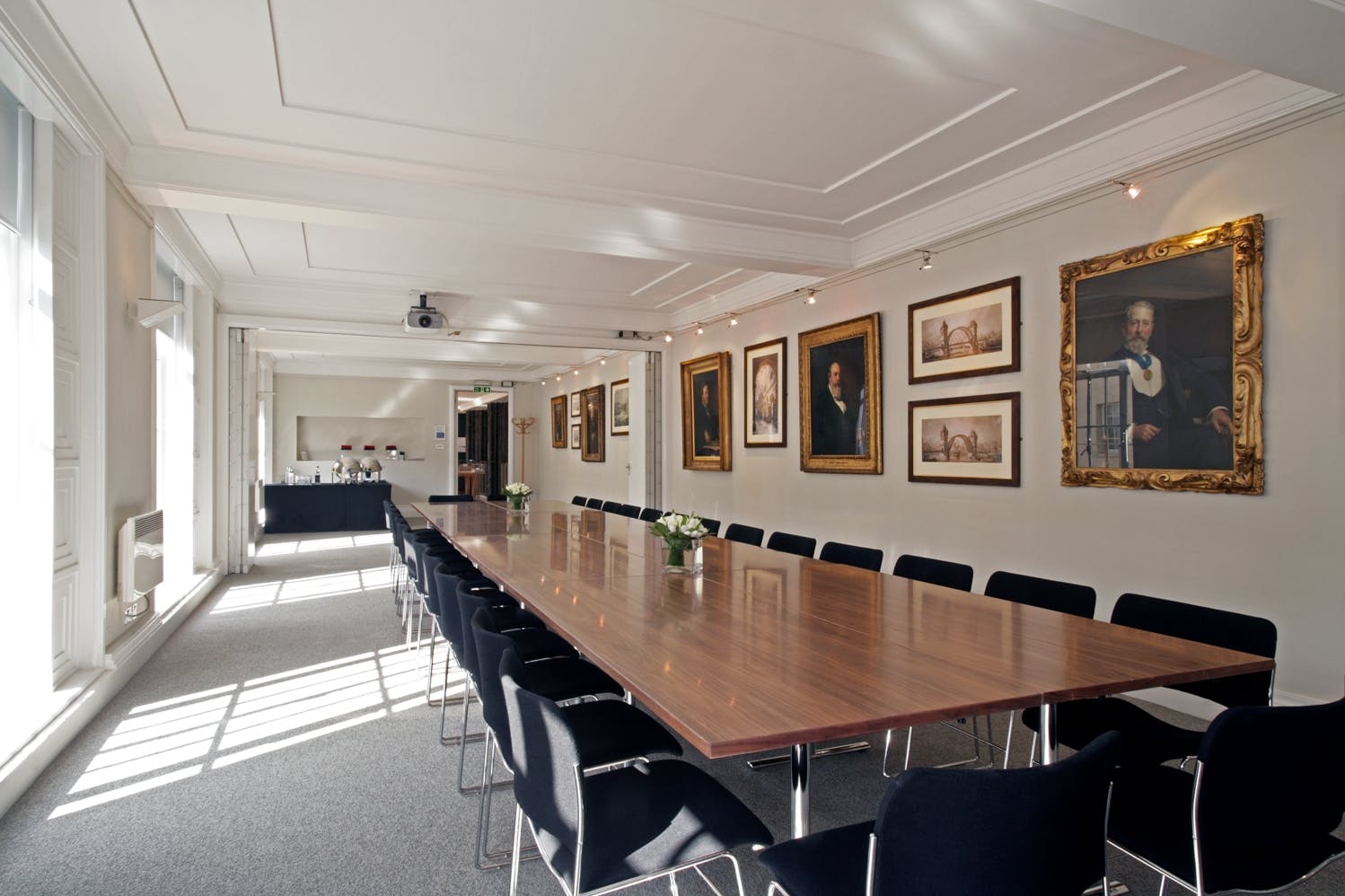 Lutyens Room at RIBA: elegant meeting space with polished table for professional events.