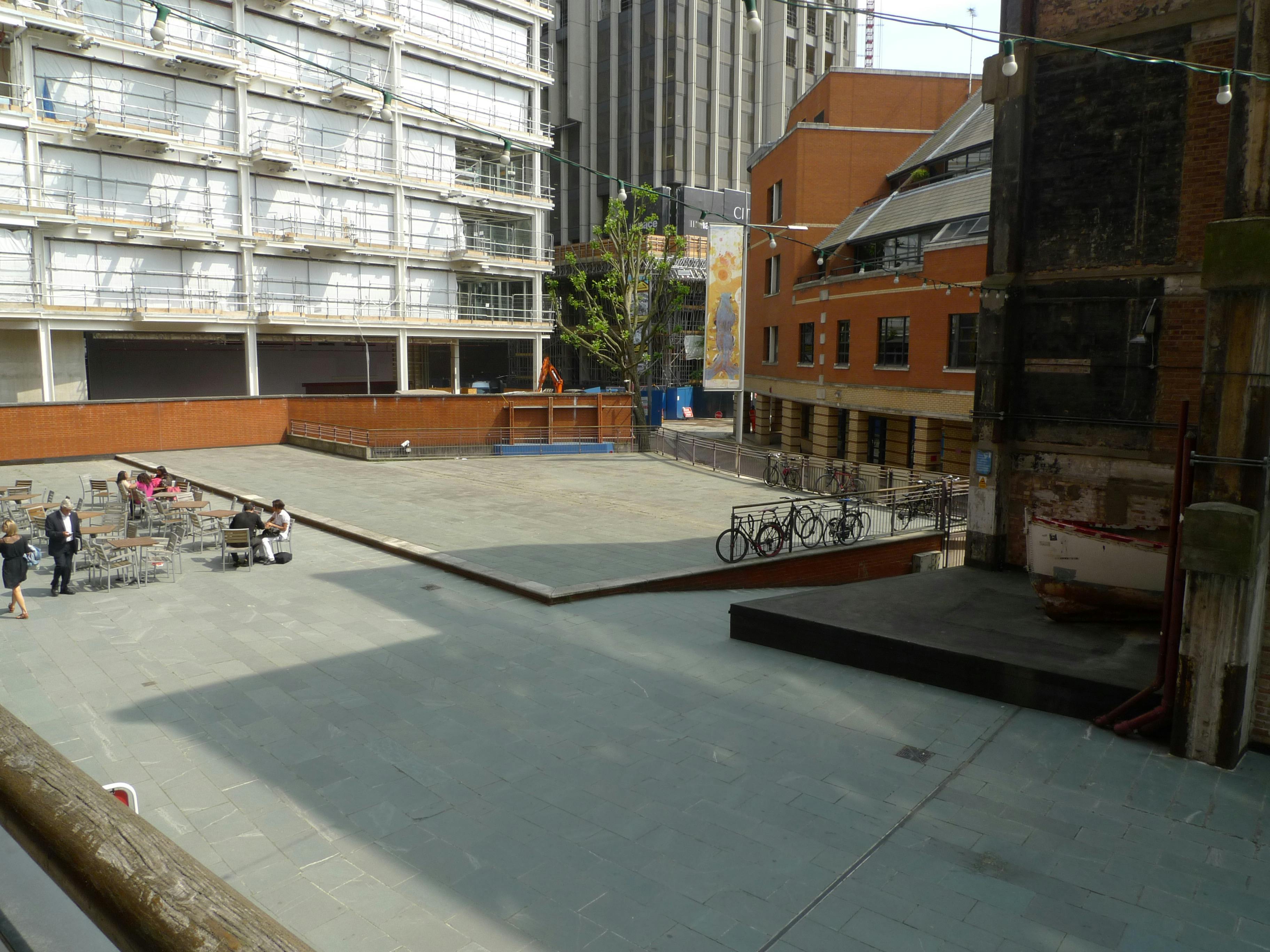 Courtyard & Platform at OXO Tower: versatile outdoor venue for events with unique architecture.