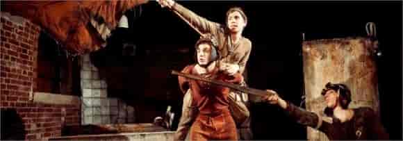 Dynamic theatrical performance at New Diorama Theatre, showcasing engaging storytelling.